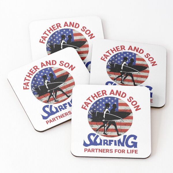 Item preview, father and son surfing partners for life t-shirt,  designed and sold by Artezia.