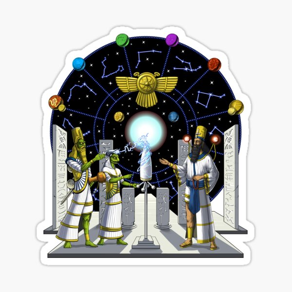Anunnaki Aliens Sticker