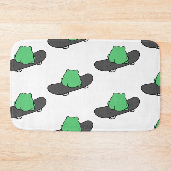 Item preview, Frog On Skateboard Back View designed and sold by mousepotatoes.