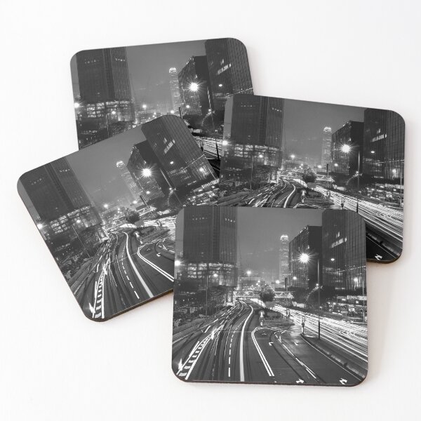Item preview, High Rise Buildings | Night, BlackandWhite, City designed and sold by QShore.