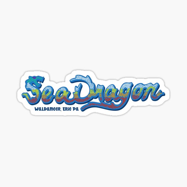 Item preview, Sea Dragon at Waldameer designed and sold by mbcreativellc.