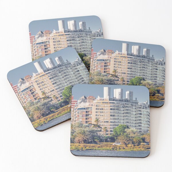 Item preview, Urban Coastal Scene, Montevideo, Uruguay designed and sold by DFLC Prints.