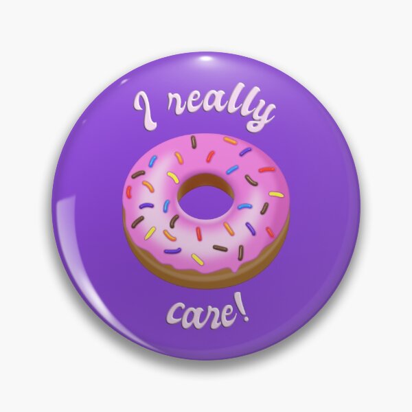 Item preview, Do you or donut you care? Glazed Strawberry Doughnut designed and sold by Happy Puppy Print On Demand.