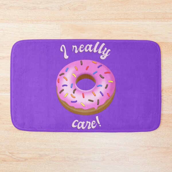 Item preview, Do you or donut you care? Glazed Strawberry Doughnut designed and sold by Happy Puppy Print On Demand.