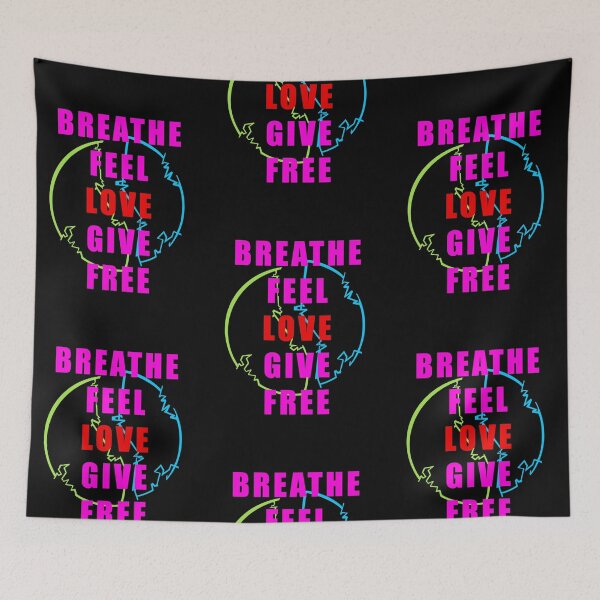 Item preview, Midnight Radio - Breathe Feel Love Give Free designed and sold by BurnsyBannister.