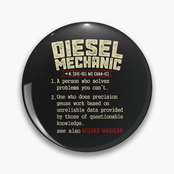 Item preview, Funny Diesel Mechanic meaning vintage design designed and sold by Apoorv Choudhary.