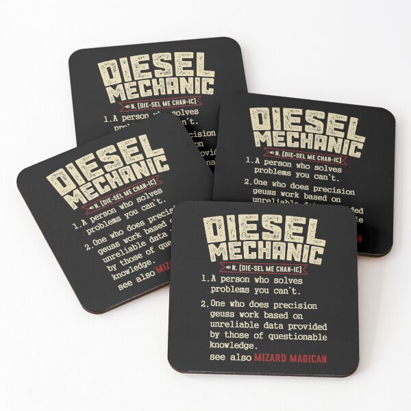 Item preview, Funny Diesel Mechanic meaning vintage design designed and sold by Apoorv Choudhary.