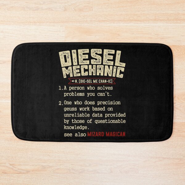 Item preview, Funny Diesel Mechanic meaning vintage design designed and sold by Apoorv Choudhary.