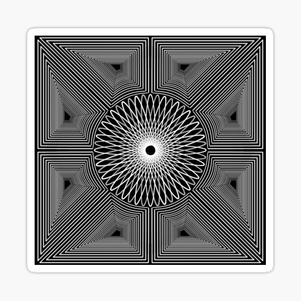 A Particle and A Wave (Dark) Sticker