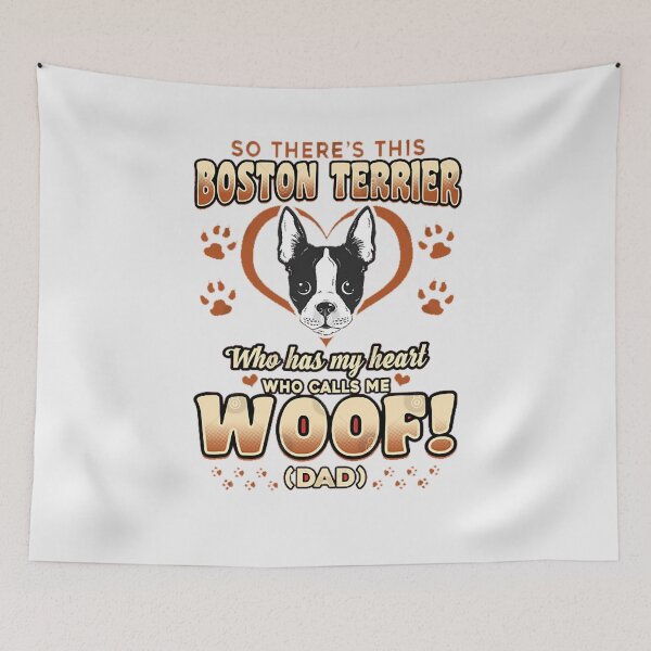 Item preview, Boston Terrier Pet Owner Design WOOF Dad designed and sold by fantasticdesign.