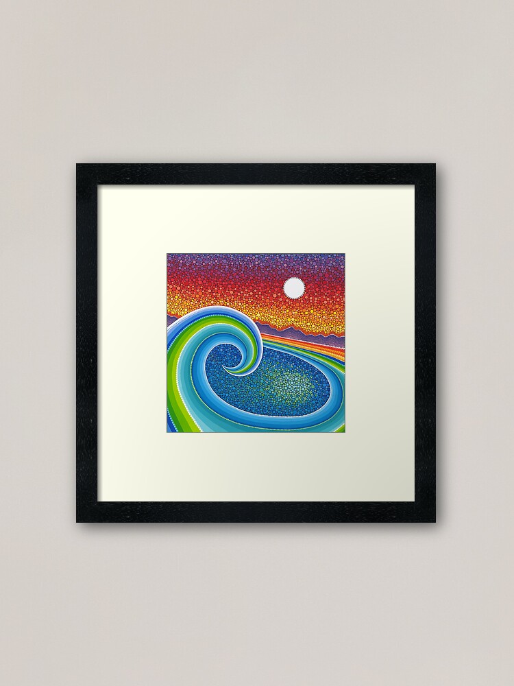 Alternate view of Great Wave Framed Art Print
