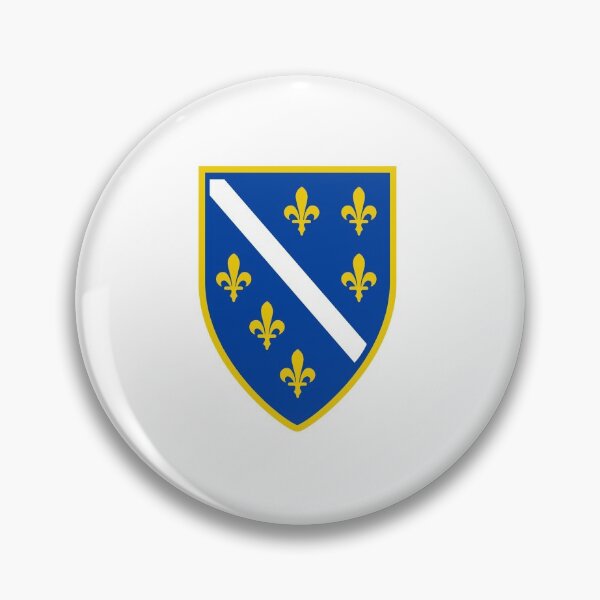 Artikelvorschau, Bosnische Flagge und Wappen entworfen und verkauft von EgoPolis.