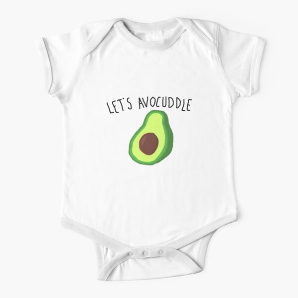 let's avocuddle Short Sleeve Baby One-Piece