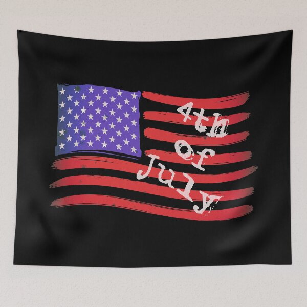 Item preview, 4th of July Distressed Flag designed and sold by superdumb70.