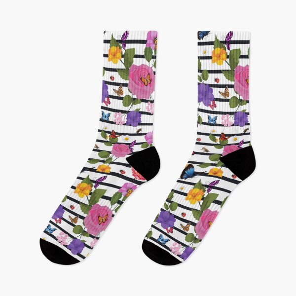 Item preview, Beautiful butterfly Floral garden  designed and sold by whitedove457.