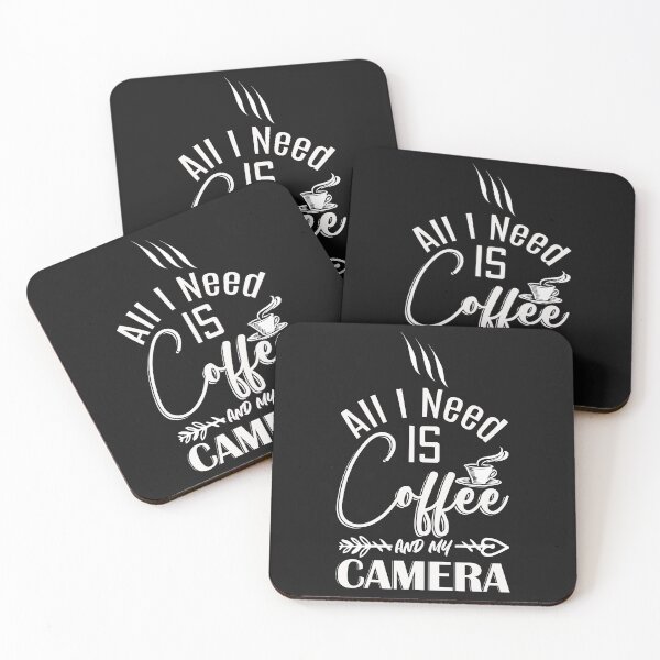 Item preview, All I Need is Coffee and My Camera - Funny Cute Photographer lovers gift. designed and sold by ALITOPRINCE.