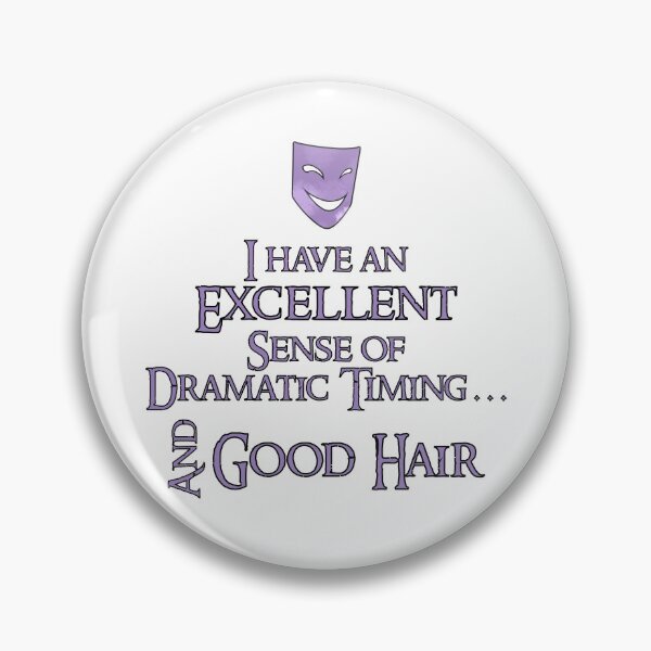 Item preview, Dramatic Timing - Purple Hawke Quote designed and sold by Deity Of Duality.