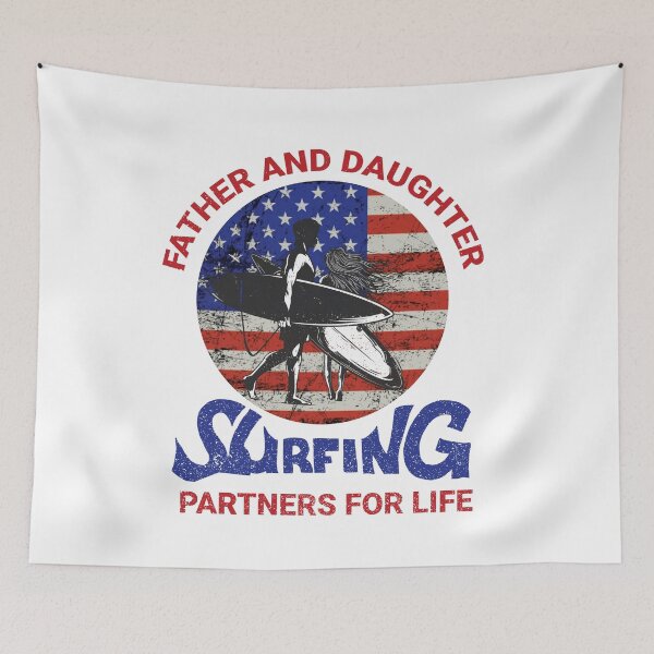 Item preview, father and daughter surfing partners for life t-shirt designed and sold by Artezia.