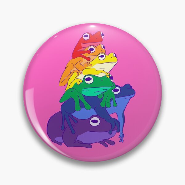 Item preview, Gay Pride Frog Stack designed and sold by Josie Richey.