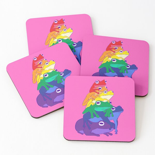 Item preview, Gay Pride Frog Stack designed and sold by Josie Richey.