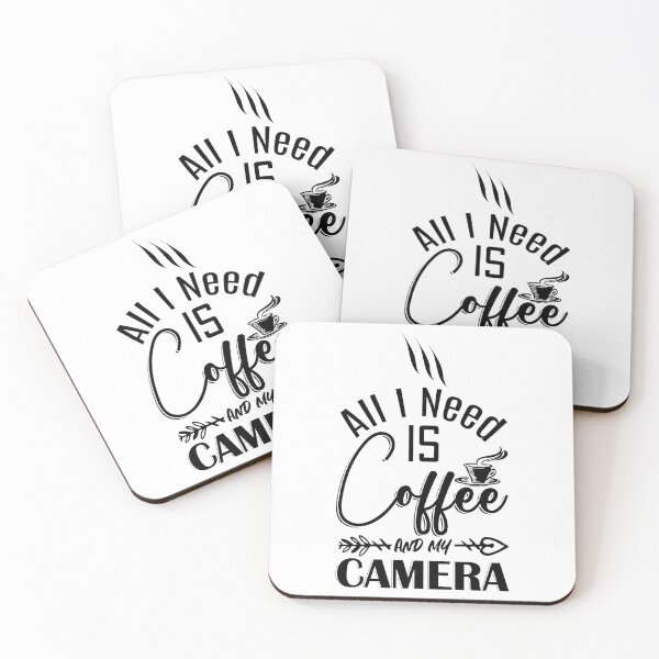 Item preview, All I Need is Coffee and My Camera - Funny Cute Photographer lovers gift. designed and sold by ALITOPRINCE.