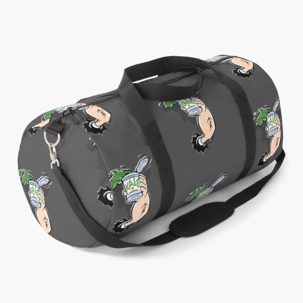 Item preview, sailor man with anchor on forearm holding a pop opened can of KALE - Vegan designed and sold by mirrorimages.