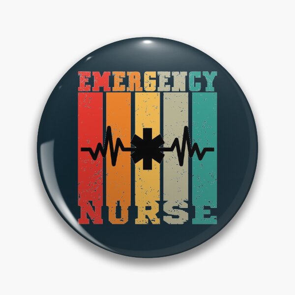Item preview, Emergency Nurse Vintage Rainbow designed and sold by DebbisPalette.