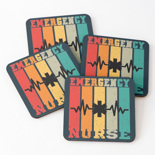 Item preview, Emergency Nurse Vintage Rainbow designed and sold by DebbisPalette.