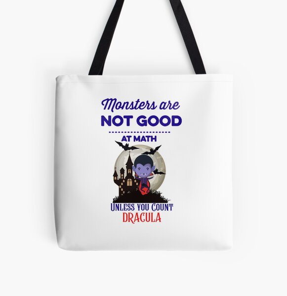 Dracula Moon Book Tote Bag