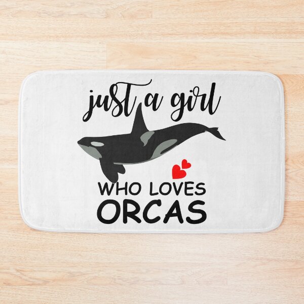 Item preview, Just a Girl who Loves Orcas Gift designed and sold by Apoorv Choudhary.