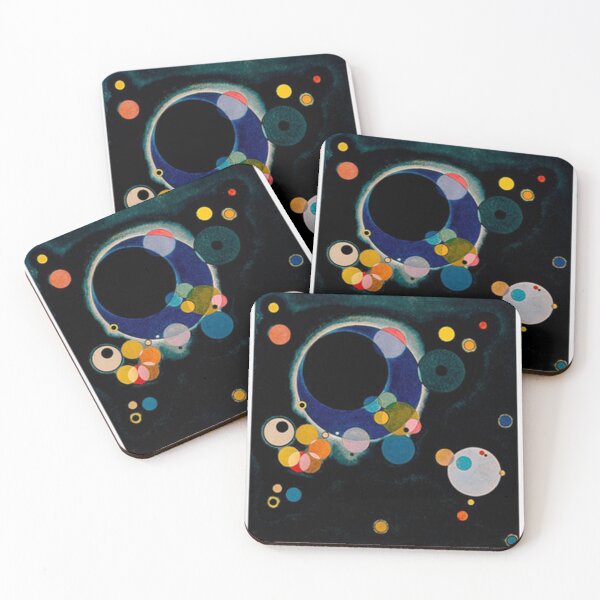 Item preview, Black Kandinsky Circles Eyes designed and sold by yioclwzoist.