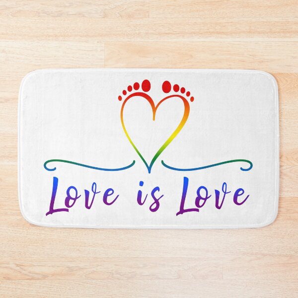 Item preview, Love is Love Heart Foot designed and sold by Onpointholistic.