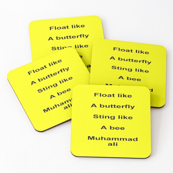 Item preview, float like a butterfly sting like a bee designed and sold by nigejohn.