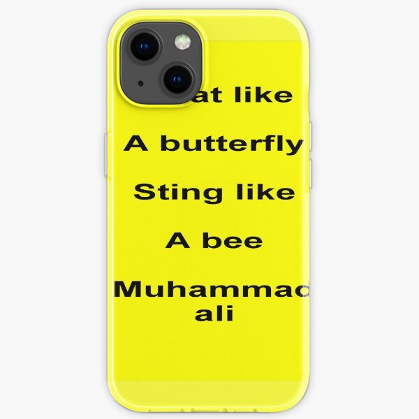 Float Like A Butterfly Sting Like A Bee Iphone Cases Redbubble