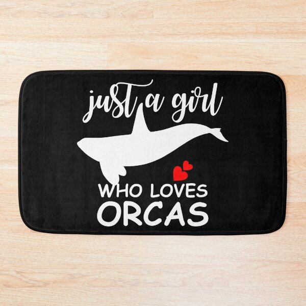 Item preview,  Just a Girl who Loves Orcas Gift designed and sold by Apoorv Choudhary.