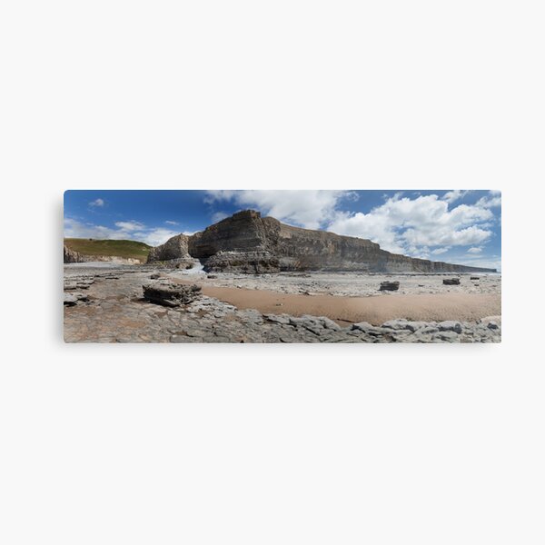 Monknash coast South Wales Metal Print