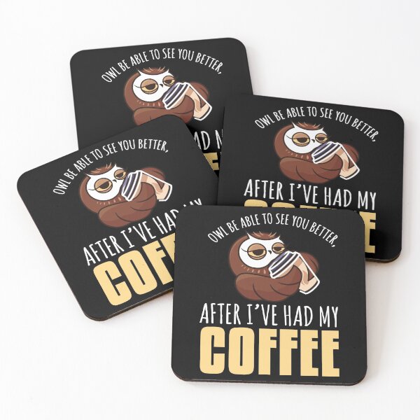 Item preview, Coffee Owls Birds Morning Sweet designed and sold by MooonTees.