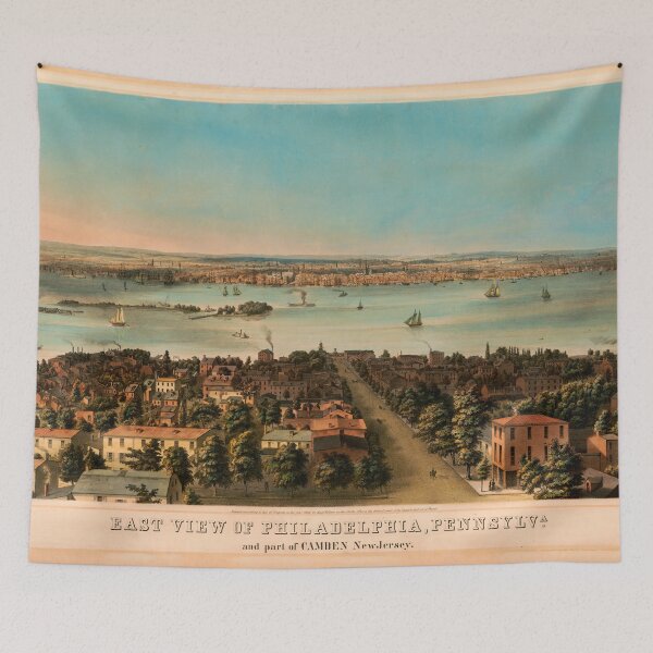 Item preview, Philadelphia, Pennsylvania (1856) designed and sold by allhistory.