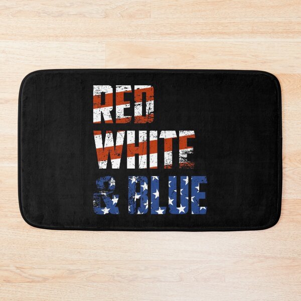 Item preview, Red White and Blue flag font classic t-shirt designed and sold by Cosmowear.