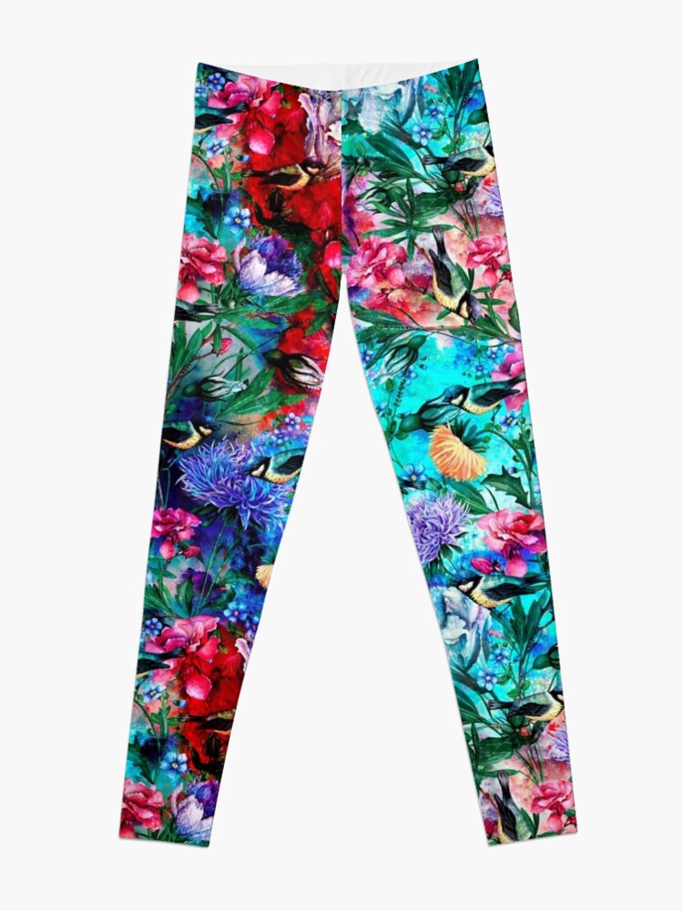 Alternate view of Flowers & Birds Leggings