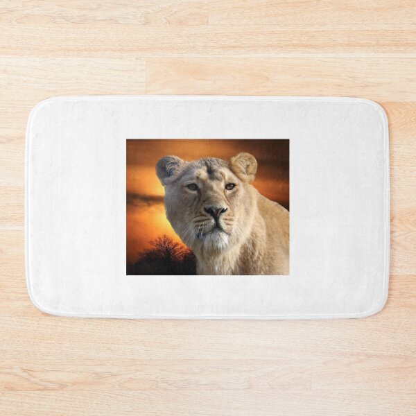 Item preview, A Fabulous Sunset with an adorable Lion Cub designed and sold by Karen Thomson.