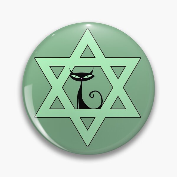 Item preview, Jewish Kitty Cat Star of David designed and sold by HolidayBug.