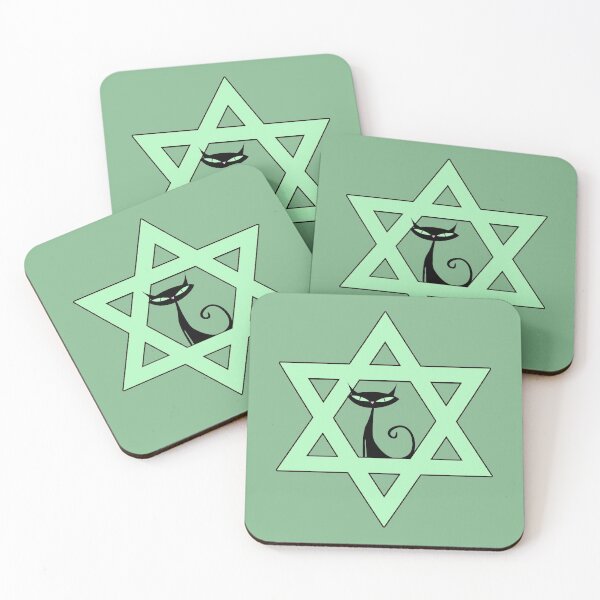 Item preview, Jewish Kitty Cat Star of David designed and sold by HolidayBug.
