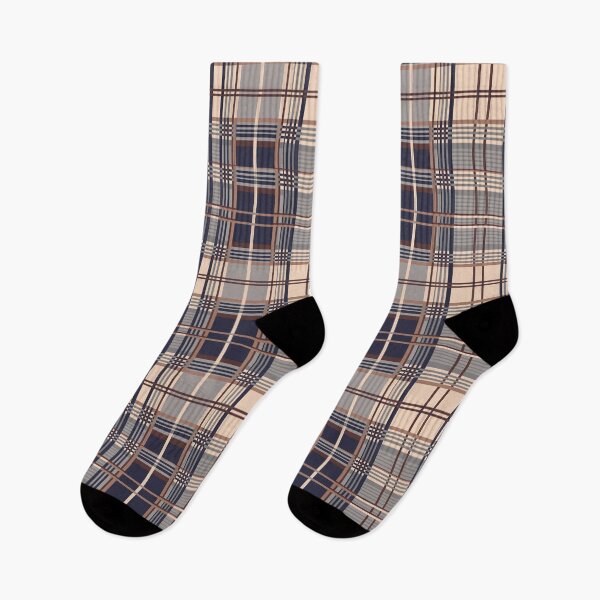 Item preview, brown navy plaid  designed and sold by EK EXCLUSIVE.