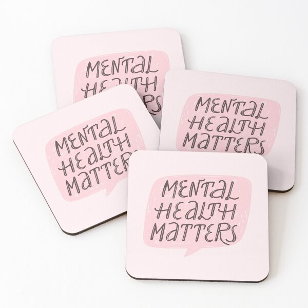 Item preview, Mental health matters inspirational lettering phrase. Depression quote. designed and sold by CoCoArt-Ua.