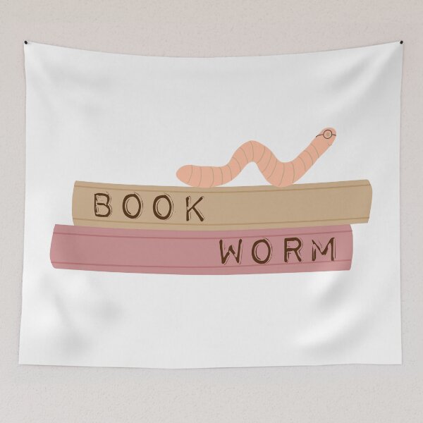 Item preview, Cute Book worm designed and sold by Luluprojects.