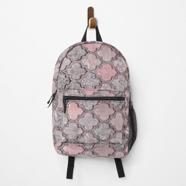 Item preview, Vintage Morrocan Tiles Grey, Blush And Smoke Pink designed and sold by artsandsoul.