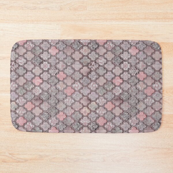 Item preview, Vintage  Morrocan Tiles Grey, Blush And Smoke Pink designed and sold by artsandsoul.