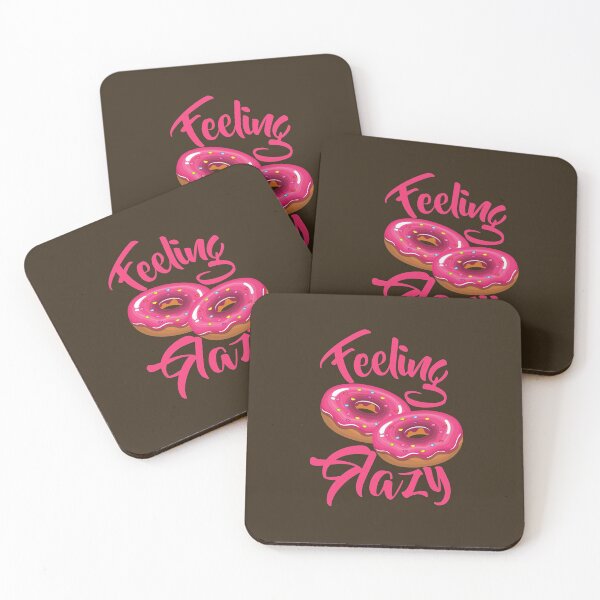 Item preview, Feeling Lazy Pink Glazed Donuts with Chocolate Sprinkles designed and sold by Mary Maple.