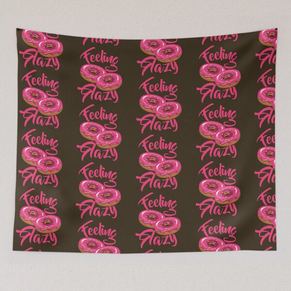 Item preview, Feeling Lazy Pink Glazed Donuts with Chocolate Sprinkles designed and sold by Mary Maple.